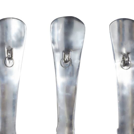 23" Silver Aluminum Traditional Wall Décor Set, 3ct.